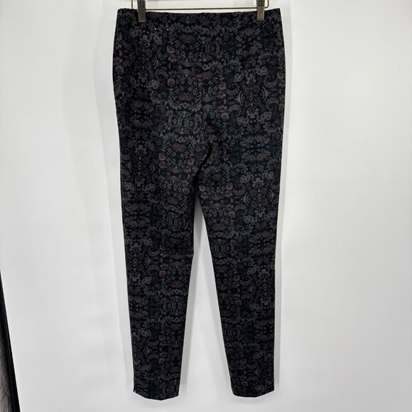 Chicos 0.5 Floral Galore Ponte Slim Pant Pattern Black Size 6 Regular new $64 - Picture 12 of 12